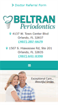 Mobile Screenshot of beltranperiodontics.com